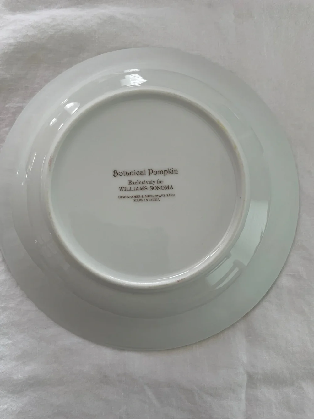 Williams Sonoma Botanical Pumpkin Coupe Soup Bowls 8.75” (Set of 2)